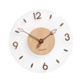 thumbnail image 2 of Moderne Minimaliste Acrylique Horloge Murale Silencieux Décoratif Mur Rond Pendules 14 Pouces, 2 of 7