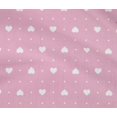 thumbnail image 4 of oneOone Cotton Flex Fabric Dot & White Heart Print Sewing Fabric BTY 40 Inch Wide, 4 of 4