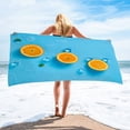 thumbnail image 2 of Microfiber Beach Towel Super Lightweight Colorful Bath Towel Sandproof Beach Blanket Multi-Purpose Towel For Travel Swimming Pool 30x60 Inch, 2 of 7