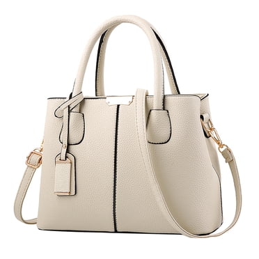 Ediodpoh Handbag for Women Roomy Fashion Womens Handbags Ladies Purse Satchel Shoulder Bags Tote Leather Bag Totes Beige