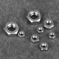 thumbnail image 2 of Hex Nuts, Common Size 304 Stainless Steel Nut Assortments, For Industrial And Construction Fasteners Replacing Equipment Fastening, 2 of 8