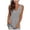 Grey, variant on QUINDOS Tank Tops for Women Workout Summer Black Casual Solid V-Neck Gradient Sleeveless Tops Loose Vest Blouses Camisoles for Women