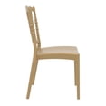 thumbnail image 4 of Compamia Chaise de Salle à Manger de Patio Napoleon en Or, 4 of 8
