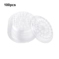 thumbnail image 4 of ziyahi 100 Pcs Support de Cils Quantité Abondante Palette de Cils Compact Durable Fournitures d'Extension de Cils Maison Transparent, 4 of 9