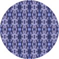 thumbnail image 1 of Ahgly Company Tapis Rond Lavable en Machine Intérieur Transitionnel Mimosa Violet, 3 Pieds Rond, 1 of 7