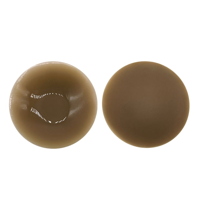 KOKOI Housses Adhérentes Sans Coutures pour Gâteaux, Housses de Tétine pour Gâteaux Plus Couvrance Totale, Housses de Tétine Adhésives Réutilisables, Housses de Poitrine pour Gâteaux, Housses de Tétine pour Pâtes avec Effet Lift - Café