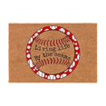 thumbnail image 1 of Giyblacko Carpet Door Mats Baseball Fun Home Door Mat Rug 60*40CM Anti Slip Dirty Door Rug Entrance Front Door Outdoor Entrance Porch Mat Anti Slip Polyester, 1 of 1