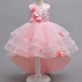 thumbnail image 1 of Nouvelle Robe de Princesse d'Été pour Sentier, Robe de Spectacle de Garçon aux Fleurs, Robe d'Hôte de Spectacle de Piano, Robe de Performance, Décalcomanie à Paillettes, Robe de Soirée Mode pour 3-12 Ans, 1 of 6