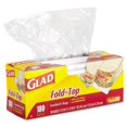 thumbnail image 1 of Glad Sacs à Sandwich Pliables Sacs en Plastique, Lot de 180, 1 of 3