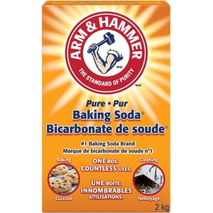 2.00 kg (paquet de 2), Agent de départ - Soda au four, pour la cuisson, le nettoyage et la désodorisation