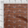 thumbnail image 1 of oneOone Cotton Poplin Fabric Floral Block Printed Craft Fabric BTY 42 Inch Wide, 1 of 4