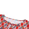 thumbnail image 4 of Robe Maxi Décontractée d'Été pour Femmes, Bohème à Fleurs, Col en V, Manches Courtes Bouffantes, Robe de Plage Longue Évasée, Bleu Ciel, M, 4 of 7