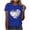 bleu, variante sur Meichang Chandails de Baseball Femmes T-Shirts Graphiques Cœur de Baseball Chandails Manches Courtes Hauts Col Rond Décontracté Coupe Ample T-Shirts Mode d'Été Maman T-Shirts Bleu TTG