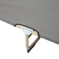 thumbnail image 4 of Lit Pliant pour une Personne Forte Capacité de Charge Chaise Longue de Camping Bureau Extérieur, 4 of 7