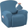 thumbnail image 1 of Super Stretch Recliner Couch Covers Chair Cover Form Fitted Non Slip Reclining Slipcovers for Standard Large Recliner, Soft Thick, 1 of 7