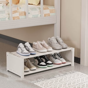 Dvkptbk Dormitory Shoe Rack Easy Storage Bed Storage Artifact Multi-layer Household Table Bottom Small Narrow Shoe Cabinet