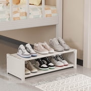 Amzcrzy Clothing & Wardrobe Storage, Dormitory Shoe Rack Easy Storage Bed Storage Artifact Multi-layer Household Table Bottom Small Narrow Shoe rack