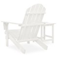 thumbnail image 3 of vidaXL Garden Adirondack Chair with Table Solid Fir Wood White, 3 of 3