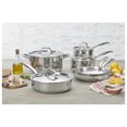 thumbnail image 4 of HENCKELS Classic Clad Elite 10 Piece 18/10 Stainless Steel Cookware Set, 4 of 5