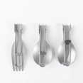 thumbnail image 2 of Outdoor Folding Fork Spoon Spork Dinnerware Tool Portable Travel Camping Picnic Tableware Tools, 2 of 7