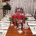 thumbnail image 3 of RKSTN le Pendentif 14 Bougies Coniques Rouges Non Parfumées / Bougies Coulées à la Main 10 Po pour Déco Maison, Réceptions de Mariage, Fêtes Prénatales, Anniversaires, Célébrations, 3 of 6