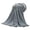 Grey, variant on Super Soft Throw Blankets 70*100Cm Super Soft Warm Solid Warm Micro Plush Fleece Blanket Throw Rug Sofa Bedding