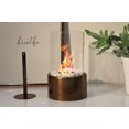 thumbnail image 5 of Bioethanol Tabletop Fireplace Bio Ethanol Table Top Fire Round Copper black, 5 of 5