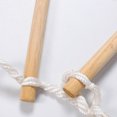 thumbnail image 3 of YOSADIER 1Set Bunk Ladder for Dorm with Wooden Round Logs and Cotton Rope for Families and Students Use, 3 of 8