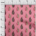 thumbnail image 1 of oneOone Polyester Lycra Fabric Leaves & Floral Block Decor Fabric Printed BTY 56 Inch Wide, 1 of 4