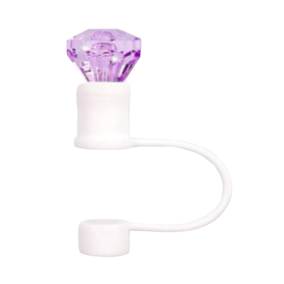 Straw Cover For Cups 10mm Silicone Reusable Protective Cover With Cute Colored Accessories For Straw Easy Fit And Durable Material