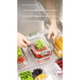 thumbnail image 4 of Ymkly Plastic Meal Prep Containers 3 Compartments, 1Pack 36 oz, Plastic Food Storage Containers with Lids, Airtight Lunch Bento Box, Portion Control, Freezer and Microwave Safe, Tupperware Set, 4 of 4