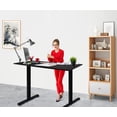 thumbnail image 3 of Bureau Électrique Réglable de 55 Pouces pour Ordinateur, Table de Bureau à Domicile avec Prise de Courant, 3 of 6