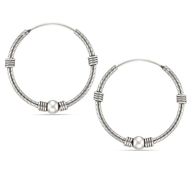 Boucles d’oreilles Bali en argent sterling Quintessential