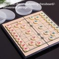 thumbnail image 4 of fastboy Wood Chinese Chess Set Portable Wear-resistant Gaming Toy Intelligent Plaything Card Slot Style Waterproof Board Games for Adult 28*28cm, 4 of 9