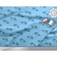 thumbnail image 3 of Soimoi Poly Georgette Fabric Bull Dog Print Fabric by The Yard 52 Inch Wide, 3 of 3