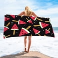 thumbnail image 1 of Feltree Watermelon Beach Towel with Design, Super Lightweight 250g Microfiber Fast Dry for Travel, 1 of 1