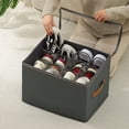 thumbnail image 1 of Matoen Boîte de Rangement avec Couvercle pour la Maison, Boîte de Rangement Pliable en Tissu à Multiples Compartiments, Armoire, sous-Vêtements et Boîte de Tri pour sous-Vêtements, 1 of 6