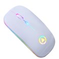 thumbnail image 2 of braveheart Souris Sans Fil à DEL Souris Optique Sans Fil pour PC Ordinateur Portable Ordinateur 2,4 GHz Jeux Blanc 1 Ensemble, 2 of 6