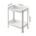 thumbnail image 2 of Lksixu Kitchen Rack Floor-standing Multi-layer Storage Rack Bathroom Mobile Vegetable Cosmetics Storage Rack Storage Bins Organizers and Storage, 2 of 2