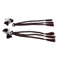 thumbnail image 4 of Extension de Cheveux, Extension de Cheveux Tressés 2 Pcs Polyvalente pour Coiffage Brun Foncé, Brun Clair, 4 of 7