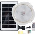 thumbnail image 1 of 54/96/136LED Solar Ceiling light Smart Indoor Solar Pendant Light with Remote Control 6500K Adjustable Brightness Timing Function IP65 Waterproof Solar Shed Lamp for Shed Porch Garage Gar, 1 of 10
