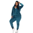 thumbnail image 2 of White Mark Ensemble de Survêtement en Velours pour Femmes, 2 Pcs, 2 of 6