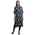 thumbnail image 1 of Bimba Kurta Longue Droite pour Femmes Coupe Régulière Tunique Kurti Décontractée Très Grande, 1 of 6