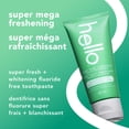 thumbnail image 2 of hello Super Fresh Whitening Fluoride Free Toothpaste, Natural Spearmint, 82 ml, 2 of 8