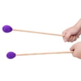 thumbnail image 4 of Marimba Stick Mallets, Exquisite Workmanship Exquisite Xylophone Mallets, Super Wear-Resistant for Musician Player Coffee,Purple, 4 of 7