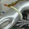 thumbnail image 3 of Bracelet Extensible Unisexe en Perles Rondes de 6 mm en Jaspe Ivoire Naturel, 3 of 4