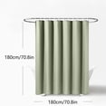 thumbnail image 3 of Dvkptbk Rideau de Douche Vert, Doublure de Rideau de Douche de Salle de Bain Robuste, Rideaux de Douche Imperméables pour Salle de Bain, Rideau de Bain d'Hôtel Doux de Qualité Hôtelière Accessoires de Salle de Bain Déco, 3 of 9
