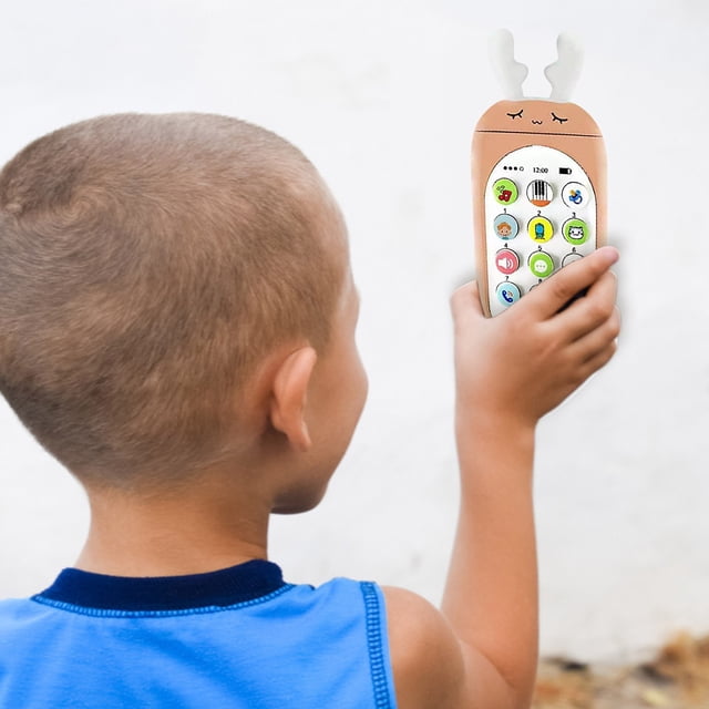 Oubit Babies Cell Phone Toywith Light Various Musics Sounds Fit 6 Month+ Baby Female