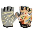 thumbnail image 1 of Kids' Gloves Half Finger Design With Adorable Animal Prints Anti Slip Padding Ideal For Toddler Cyclists Enhancing Grip And Comfort During Rides, 1 of 1