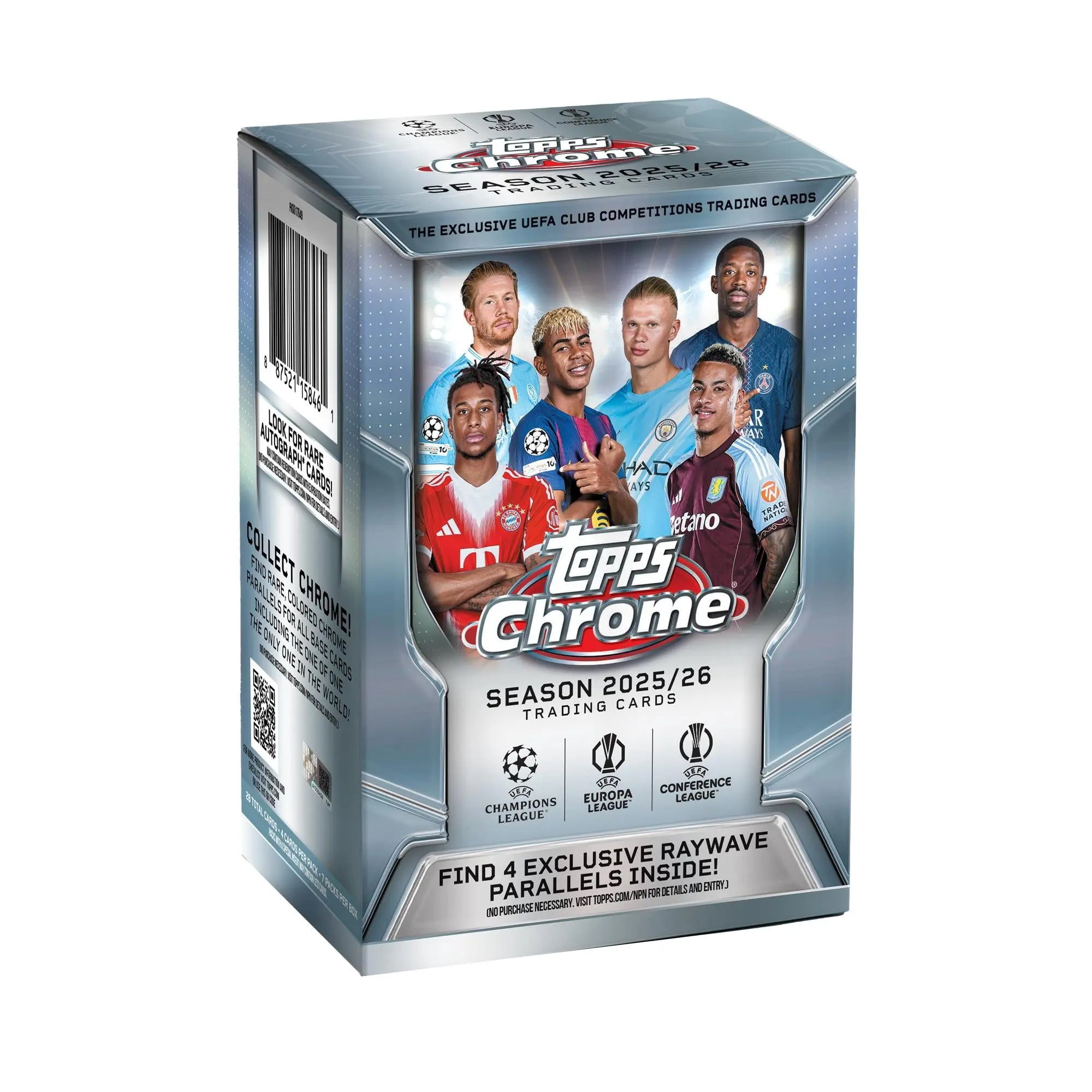 2025-26 Topps UEFA Soccer Champions League Chrome Value Blaster